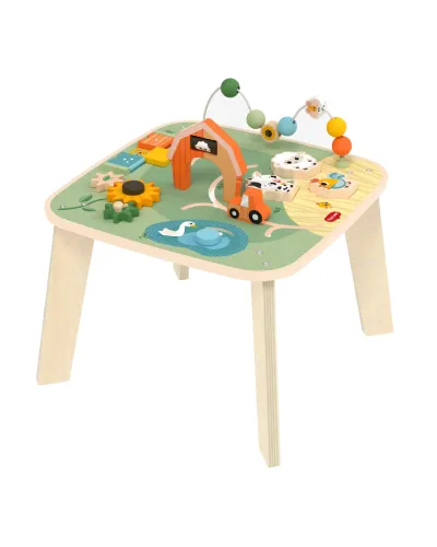 Table d’activités en bois Farmers Funday