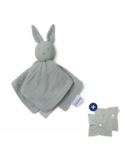 Doudou réconfortant You&Me Vert Doomoo à tête réversible