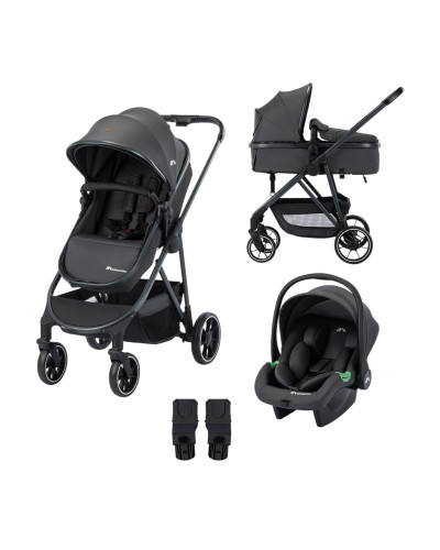 Poussette trio Brume Mineral Graphite Bébé Confort