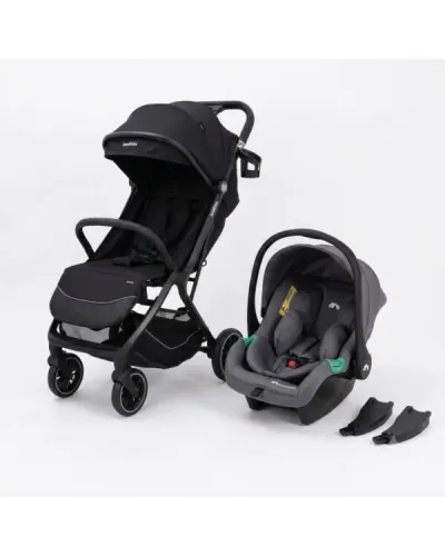 Poussette compacte Amos à pliage automatique Urban Black