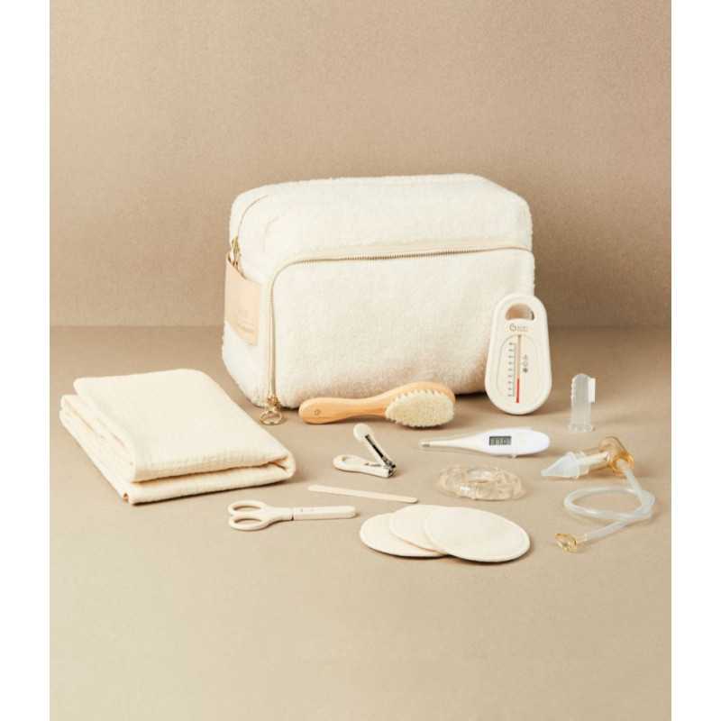 Trousse de toilette et de soin bébé Curl White Babymoov