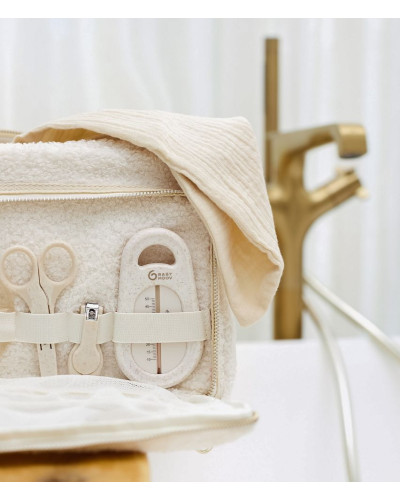 Trousse de toilette et de soin bébé Curl White Babymoov