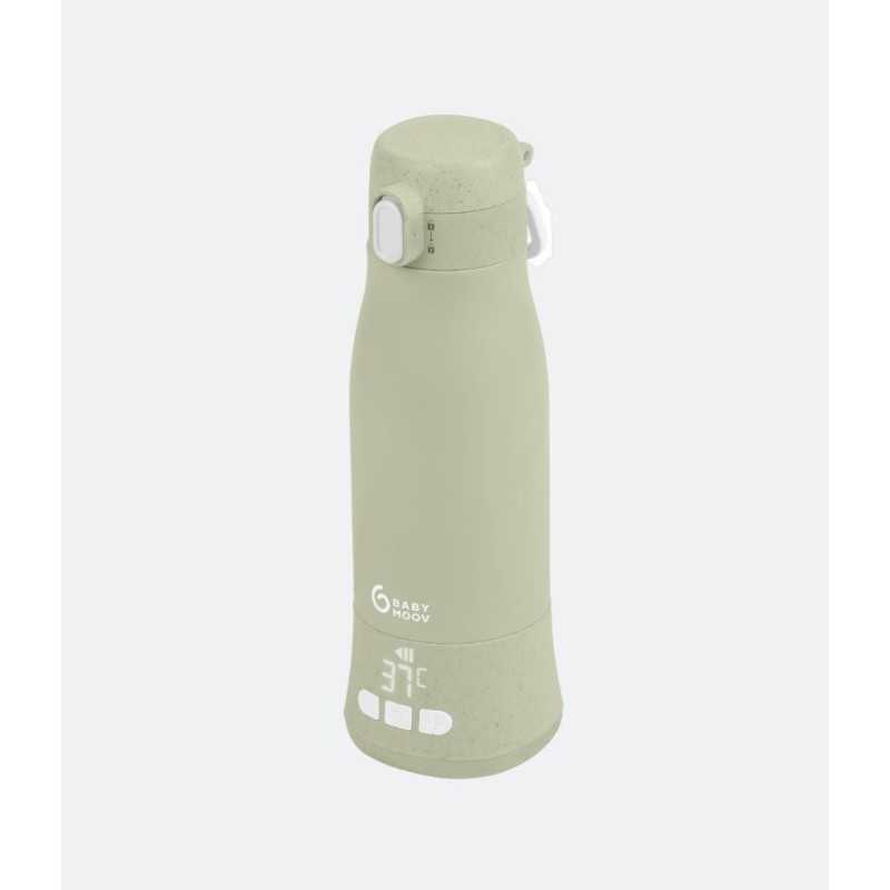 Chauffe-biberon nomade Moov & Feed Babymoov Sage Green Chauffe-biberon nomade Moov & Feed Babymoov Sage Green