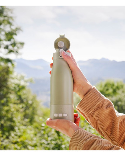 Chauffe-biberon nomade Moov & Feed Babymoov Sage Green