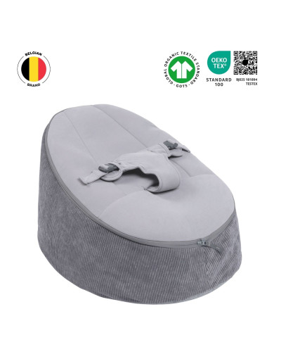Transat pouf évolutif Seat’n Grow Doomoo coloris Grey