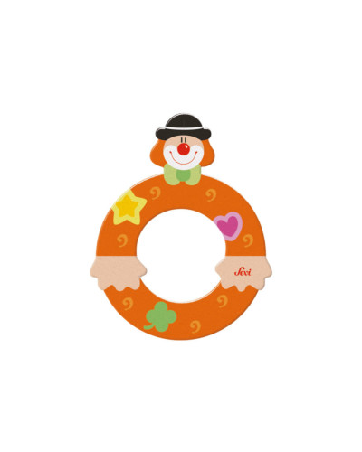 Clown wooden letter O (10 cm) Sevi