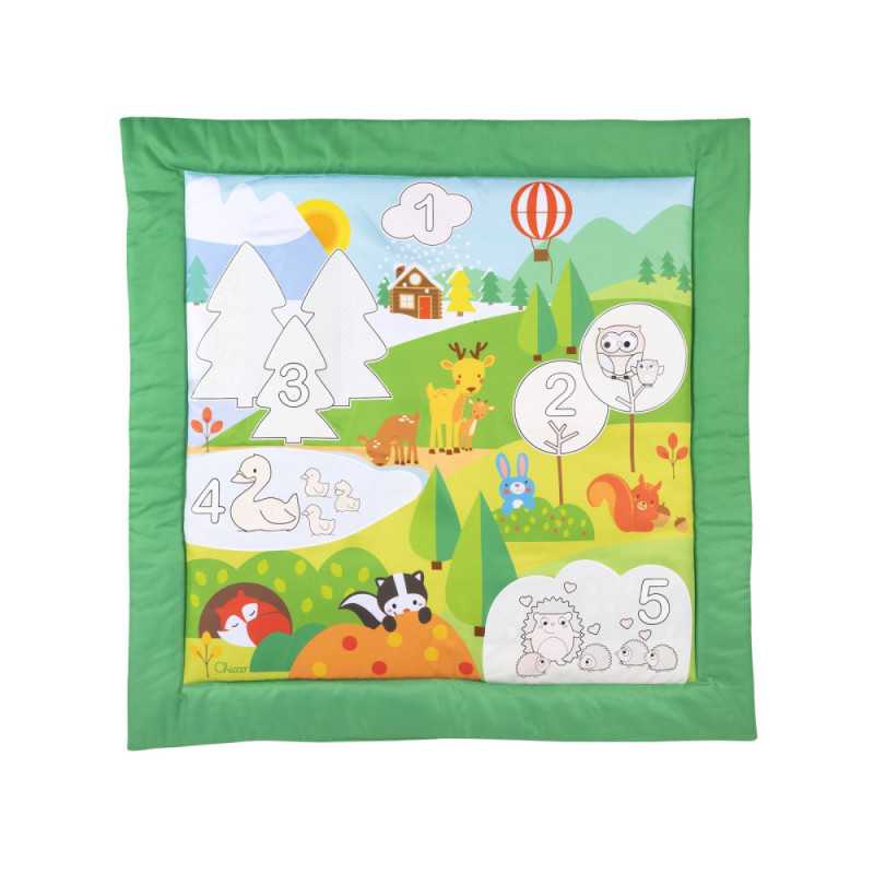 Alfombra para colorear Chicco lavable con rotulador de agua (2-4 años)