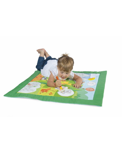 Tapis à colorier Chicco, lavable, avec feutre à eau (2-4 ans)