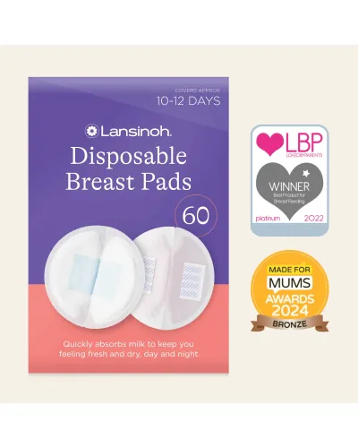 Lansinoh disposable breast pads, box of 60 – pack