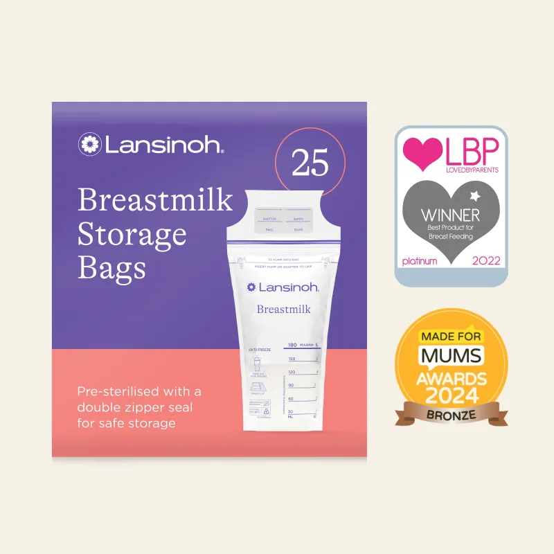Bolsas para leche materna Lansinoh, caja de 25 – paquete