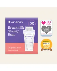 Sachets de conservation du lait maternel Lansinoh, boîte de 25 – paquet