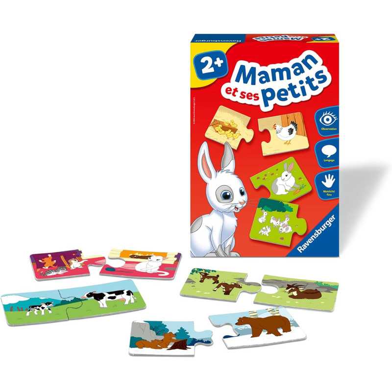 Ravensburger Boîte éducative Mamans et bébés Ravensburger Boîte éducative Mamans et bébés