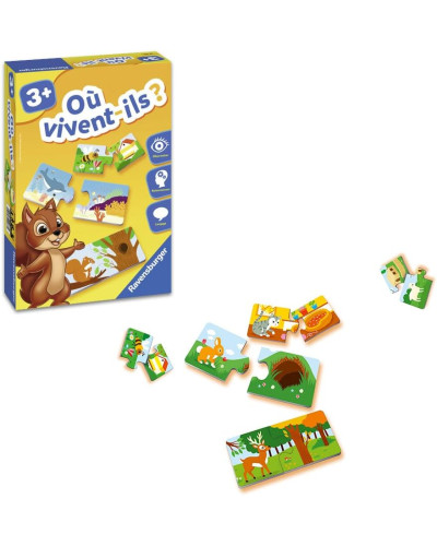 Ravensburger Educational Box Where Do They Live?
