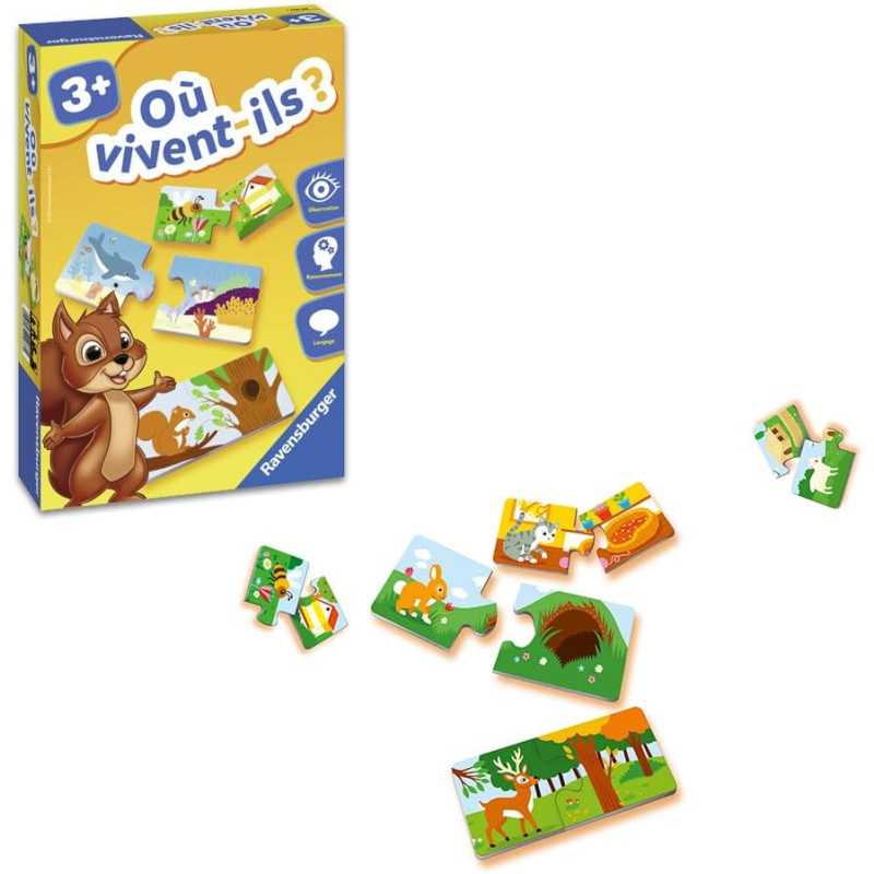 Ravensburger Caja educativa ¿Dónde viven?