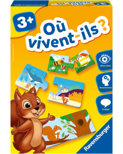 Ravensburger Caja educativa ¿Dónde viven?