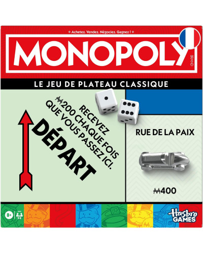Monopoly Genérico Clásico – Juego de mesa