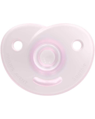 Philips Avent Sucette Soothie 0-6 mois rose