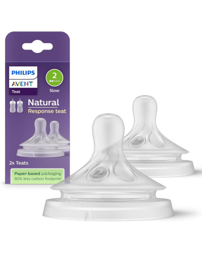 Philips Avent Tetinas Natural flujo 2 (pack de 2)