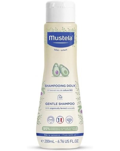 Mustela Shampoing doux bébé à l'avocat bio