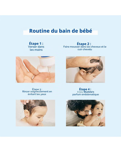 Mustela Shampooing doux bébé 200 ml