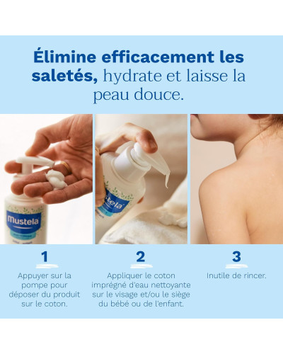Mustela No-Rinse Cleansing Milk 200 ml
