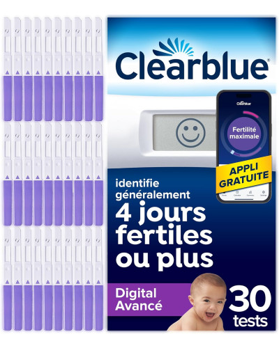 Clearblue Test d'ovulation digital avancé (10 tests)