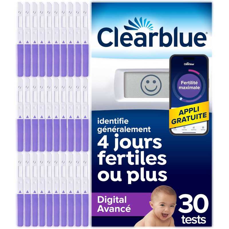 Clearblue Test d'ovulation Advanced Digital, 10 tests