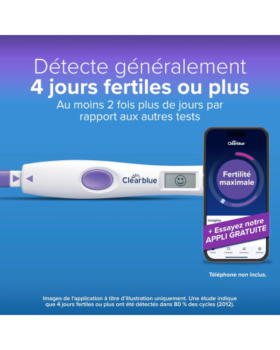 Clearblue Test d'ovulation digital avancé (10 tests)