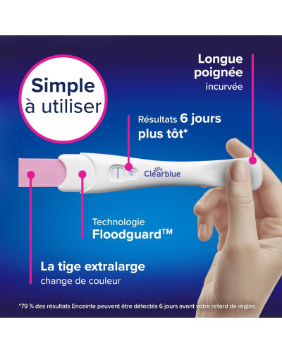 Clearblue Test de grossesse ultra précoce Advanced (2 tests)