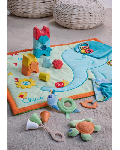 Cloche Tulipe rattle blue Chicco