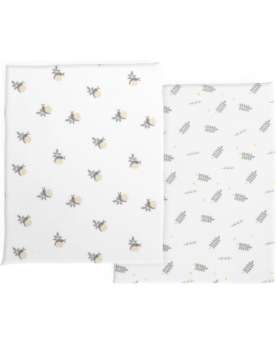 غطاء لحاف Next2Me Neutral Grey Stripes Chicco