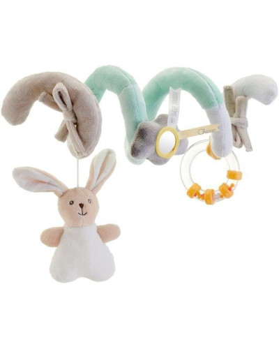 Spirale d’activités poussette My Sweet Doudou Chicco en tissu doux