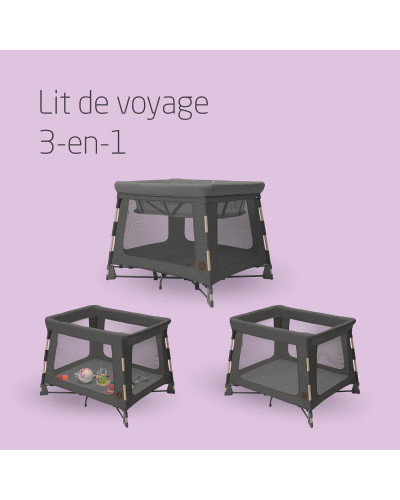 Cuna de viaje 3 en 1 Swift Beyond Graphite Eco Maxi-Cosi