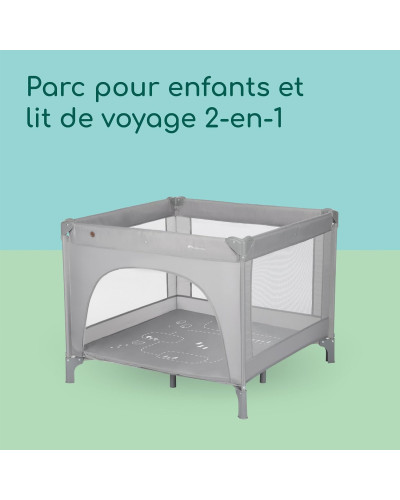 Parque infantil y cuna de viaje Adonis Mineral Gray Bébé Confort