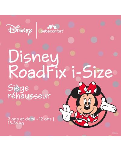 Silla de coche elevador Hera i-Fix i-Size Disney Minnie Bébé Confort