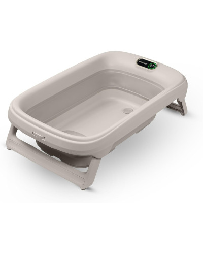 Indigo foldable baby bath with thermometer Muted Terra Maxi-Cosi