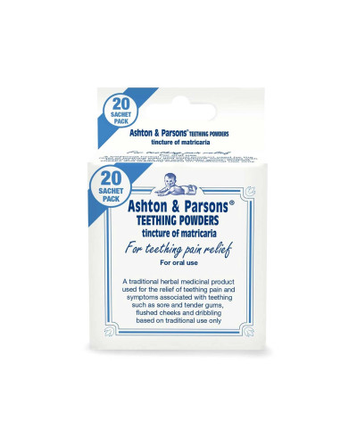 Ashton & Parsons Polvos para la dentición (20 sobres)