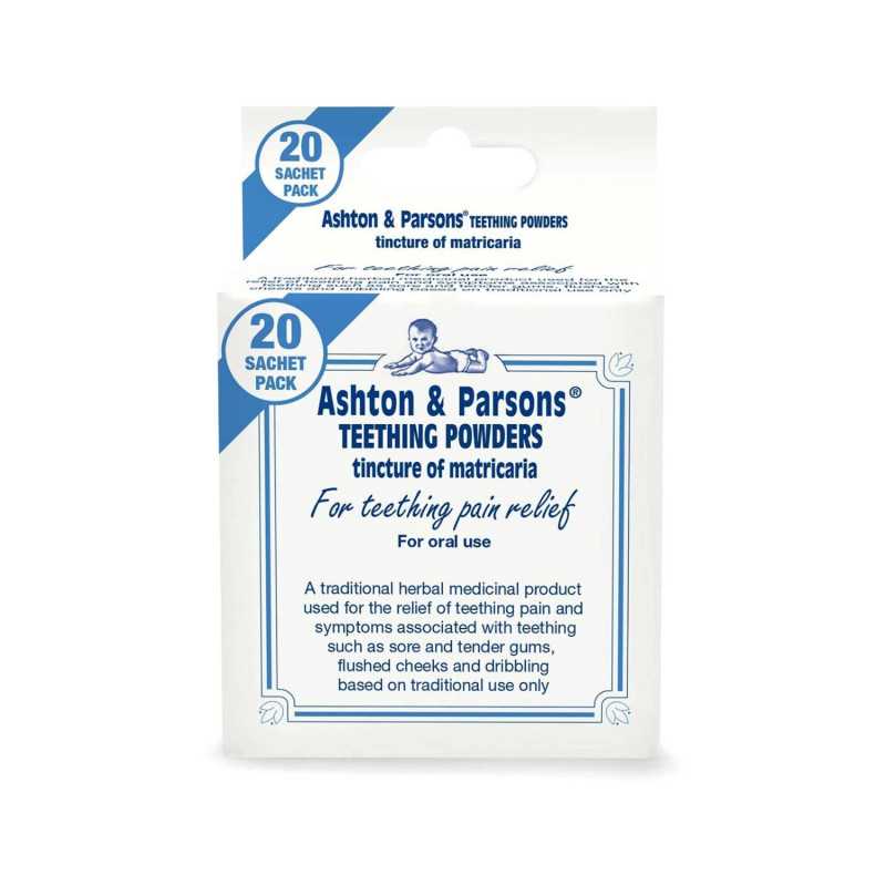 Ashton & Parsons Polvos para la dentición (20 sobres)