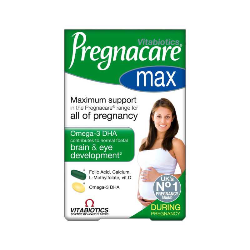 Vitabiotics Pregnacare Max 56 comprimés + 28 capsules oméga-3