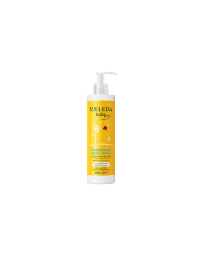 Weleda Bébé Calendula Crème lavante corps et cheveux 400 ml