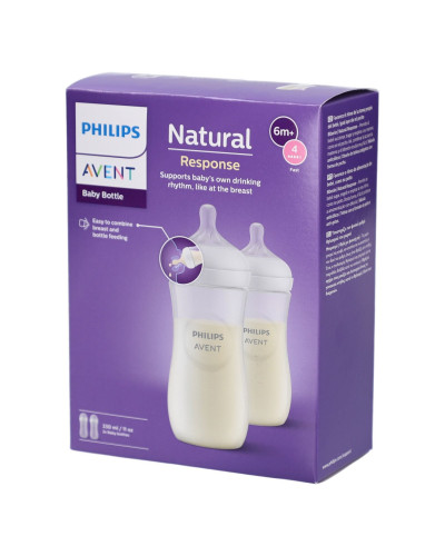 Philips Avent Pack 2 Biberons Natural Response 330 ml