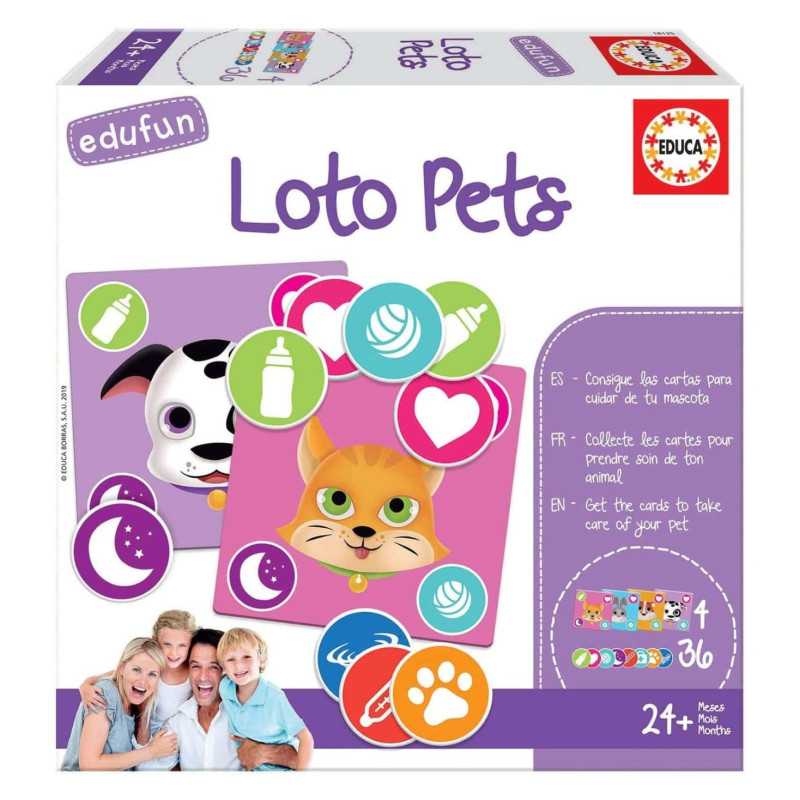 Educa Loto Pets – Animal Bingo Game Educa Loto Pets – Animal Bingo Game