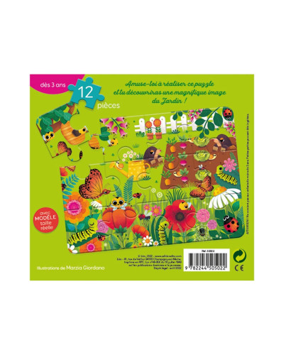 Éditions Lito Puzzle Le Jardin 12 pièces (50502)