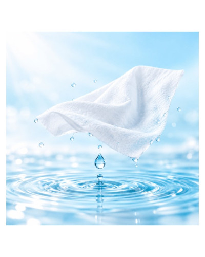 Mammia PureWater lingettes bébé à l'eau, lot de 240 (4 x 60)