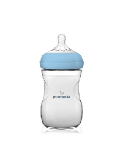 Mammia Biberon Natural Feeling 240 ml bleu