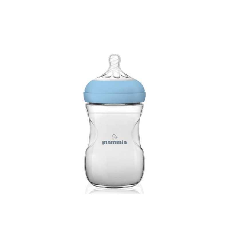 Mammia Biberon Natural Feeling 240 ml bleu Mammia Biberon Natural Feeling 240 ml bleu