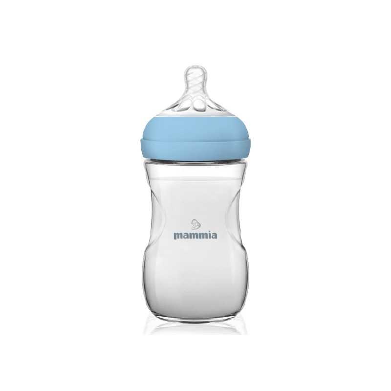 رضاعة Mammia Natural Feeling 330 ml زرقاء