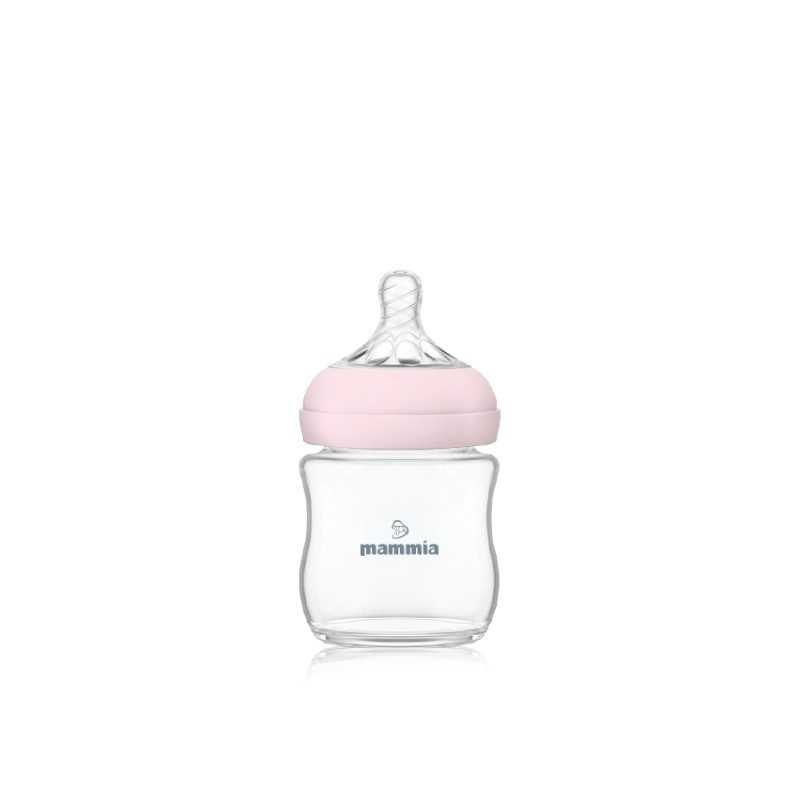 Mammia Biberon Natural Feeling 120 ml rose Mammia Biberon Natural Feeling 120 ml rose