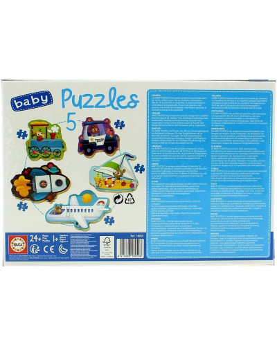 Educa Baby Puzzle Vehículos 24 meses
