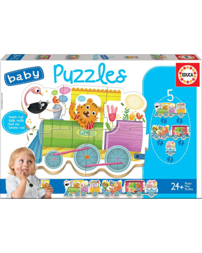 Educa Baby Puzzle Vehículos 24 meses
